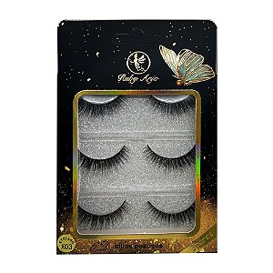 CÍLIOS POSTIÇOS 3 PARES X03 RA-456 RUBY ANJO