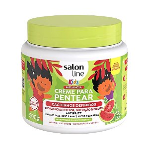 CREME DE PENTEAR MELANCIA CACHINHOS DEFINIDOS 500G 32676 SALON LINE