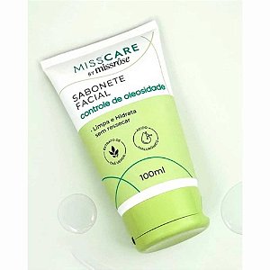 SABONETE FACIAL CONTROLE DE OLEOSIDADE 100ML MISS ROSE