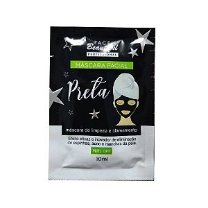 MÁSCARA FACIAL PEEL OFF  PRETA FACE BEAUTIFUL