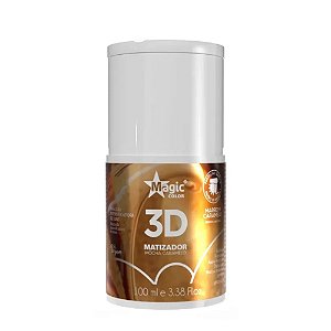 MATIZADOR 3D MOCHA CARAMELO MARROM CARAMELO 100ML MAGIC COLOR