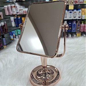 ESPELHO DE MESA RETANGULAR FA593 DOURADO