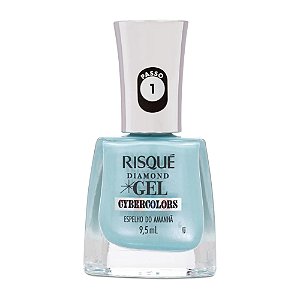 ESMALTE METALIZADO DIAMOND GEL CYBERCOLORS ESPELHO DO AMANHÃ RISQUÉ