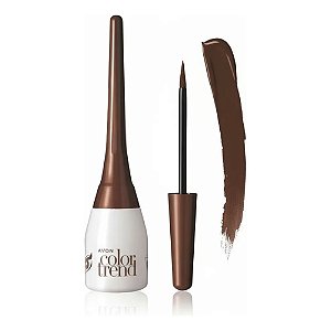 DELINEADOR LÍQUIDO PARA OLHOS MARROM COLOR TREND AVON
