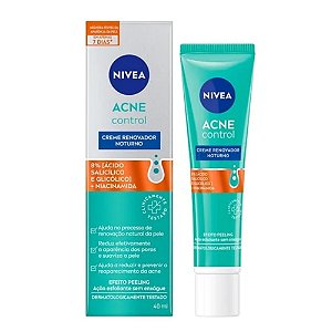 CREME RENOVADOR NOTURNO ACNE CONTROL 40ML NIVEA