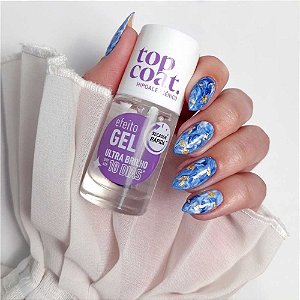 TOP COAT EFEITO GEL ULTRA BRILHO 8.5ML BLANT