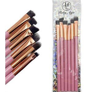 KIT DE 6 PINCÉIS RA-023-1 RUBY ANJO