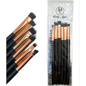 KIT DE 6 PINCÉIS RA-023-3 RUBY ANJO