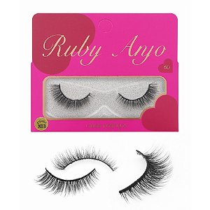 CÍLIOS POSTIÇOS 1 PAR RA-597 RUBY ANJO