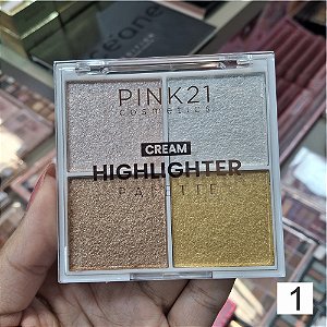 QUARTETO DE ILUMINADORES HIGHLIGHTER PALETTE CS4593 PINK21