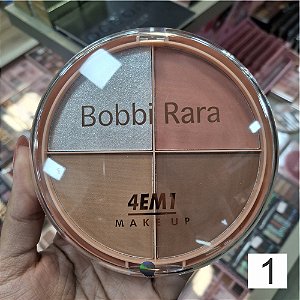 PALETA DE BLUSH, CONTORNO E ILUMINADOR BB81 BOBBI RARA