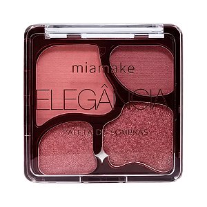 QUARTETO DE SOMBRAS ELEGÂNCIA 596 COR 3 AURORA MIAMAKE