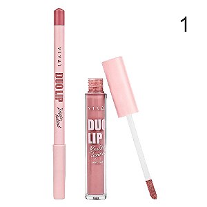 DUO LIP LÁPIS LABIAL + BATOM LÍQUIDO 3387.1.1 VIVAI