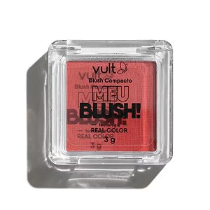 BLUSH COMPACTO REAL COLOR ROSA PEROLADO VULT