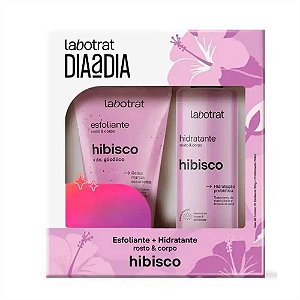 KIT PRESENTE DIA A DIA HIDRATANTE + ESFOLIANTE HIBISCO LABOTRAT