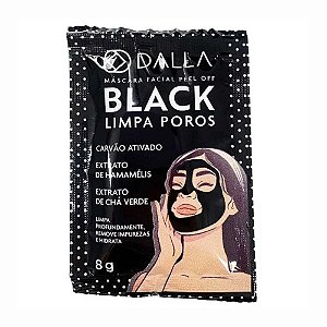 MÁSCARA FACIAL BLACK LIMPA POROS DL1003 DALLA