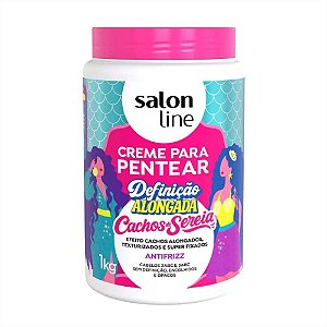 CREME PARA PENTEAR DEFINIÇÃO ALONGADA CACHOS DE SEREIA 33583 1KG SALON LINE