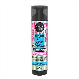 SHAMPOO PRIMER TOPCOAT LISO OSTENTAÇÃO 33594 300ML SALON LINE