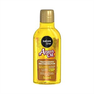 ÓLEO DE ARGAN TRATAMENTO RECONSTRUTOR 33645 50ML SALON LINE