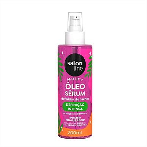 MULTY ÓLEO SÉRUM DEFINIDOR DE CACHOS DEFINIÇÃO INTENSA 33316 200ML SALON LINE