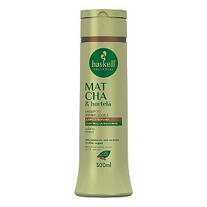 SHAMPOO MATCHA E HORTELÃ ANTIRRESÍDUOS 300ML HASKELL