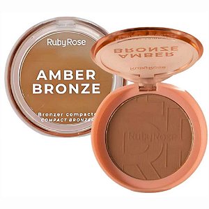 BRONZER COMPACTO AMBER BRONZE HONEY GLOW HB-M202-2 RUBY ROSE