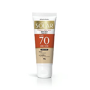 PROTETOR SOLAR FACIAL BEGE CLARO FPS 70 40G ABELHA RAINHA
