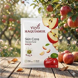 MÁSCARA FACIAL MAÇÃ 25ML YOYOMAQUIAMOR