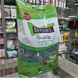 CERA DEPILATÓRIA EM PÉROLAS VEGETAL 1188 1KG DEPIMIEL