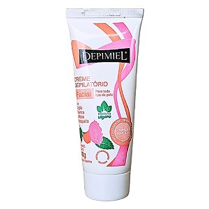 CREME DEPILATÓRIO CORPORAL ARGILA BRANCA E ROSA MOSQUETA 1345 120G DEPIMIEL