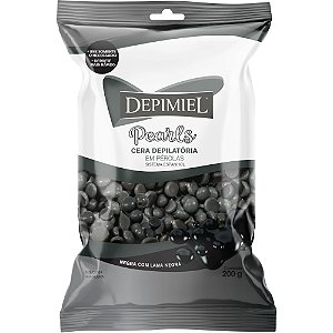 CERA DEPILATÓRIA EM PÉROLAS LAMA NEGRA 1189 200G DEPIMIEL