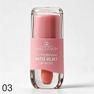 LIP GLOSS MATTE VELVET COR 3 PH5039 PHALLEBEAUTY