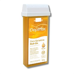 CERA EPILATÓRIA ROLL-ON NATURAL 100G DEPILFLAX
