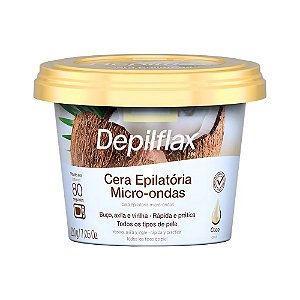 CERA EPILATÓRIA MICRO-ONDAS COCO 100G DEPILFLAX