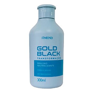 EMULSÃO NEUTRALIZANTE GOLD BLACK 300ML AMEND