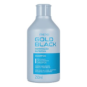SHAMPOO HIDRATAÇÃO NUTRITIVA GOLD BLACK 250ML AMEND