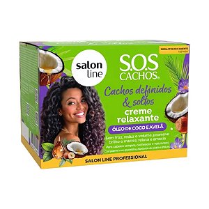 CREME RELAXANTE ÓLEO DE COCO E AVELÃ 34451 200G SALON LINE