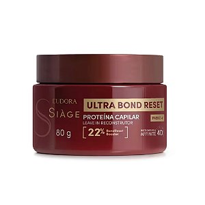 SIÀGE PROTEINA CAPILAR LEAVE IN RECONSTRUTOR ULTRA BOND RESET EUDORA 80G