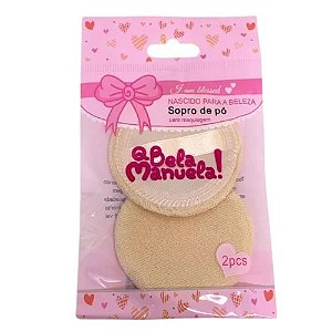 ESPONJA PARA PÓ COM 2 UNIDADES QBM506 QBELA MANUELA