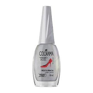 ESMALTE CINTILANTE DIABO VESTE PRADA VESTE PRATA COLORAMA
