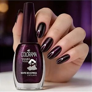 ESMALTE CINTILANTE DIABO VESTE PRADA NOITE DE ESTRÉIA COLORAMA