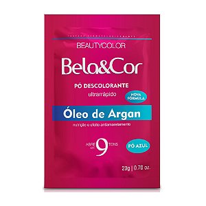 PÓ DESCOLORANTE ULTRARRÁPIDO ÓLEO DE ARGAN 20G BEAUTY COLOR