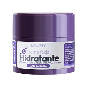 CREME FACIAL HIDRATANTE NOTURNO SONO DA BELEZA 50G BAUNY