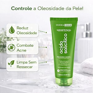 SABONETE ÁCIDO SALICÍLICO E ÍONS 100ML 6174 DERMACHEM