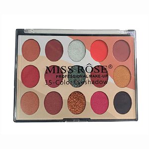 PALETA 15 SOMBRAS 7001-077MY2 MISS RÔSE