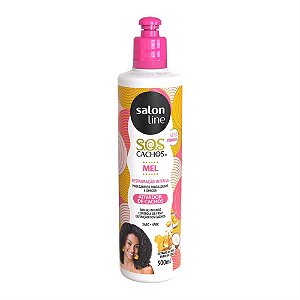 ATIVADOR DE CACHOS SOS CACHOS MEL 300ML SALON LINE