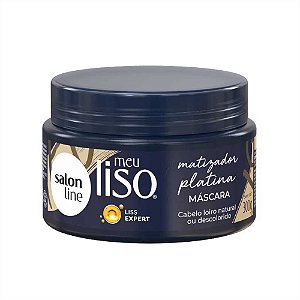 MÁSCARA MEU LISO MATIZADOR PLATINA 300G SALON LINE