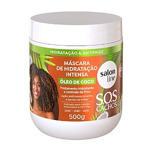 MÁSCARA S.O.S CACHOS COCO 500G SALON LINE