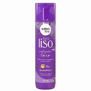 SHAMPOO MEU LISO MATIZADOR LOIRO 300ML SALON LINE