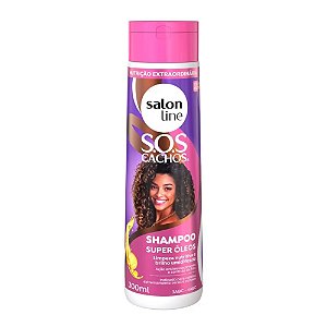 SHAMPOO S.O.S. CACHOS SUPER ÓLEOS NUTRITIVO 300ML 34793 SALON LINE